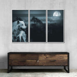 Moon Wolf Wall Art
