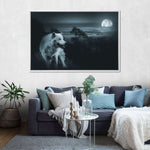 Moon Wolf Wall Art