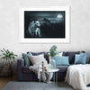 Moon Wolf Wall Art