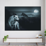 Moon Wolf Wall Art