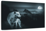 Moon Wolf Wall Art