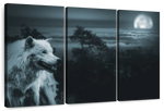 Moon Wolf Wall Art