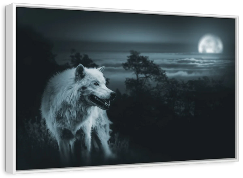 Moon Wolf Wall Art