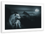 Moon Wolf Wall Art