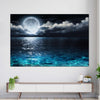 Romantic Full Moon Wall Art
