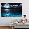 Romantic Full Moon Wall Art