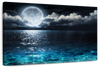 Romantic Full Moon Wall Art