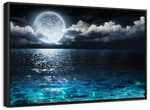 Romantic Full Moon Wall Art