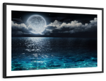 Romantic Full Moon Wall Art