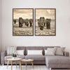 Herd Of Elephants Wall Art