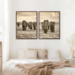 Herd Of Elephants Wall Art
