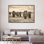 Herd Of Elephants Wall Art
