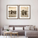 Herd Of Elephants Wall Art