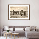 Herd Of Elephants Wall Art