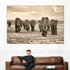 Herd Of Elephants Wall Art