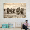 Herd Of Elephants Wall Art
