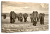 Herd Of Elephants Wall Art