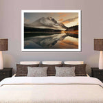 Lake At Sunset Wall Art