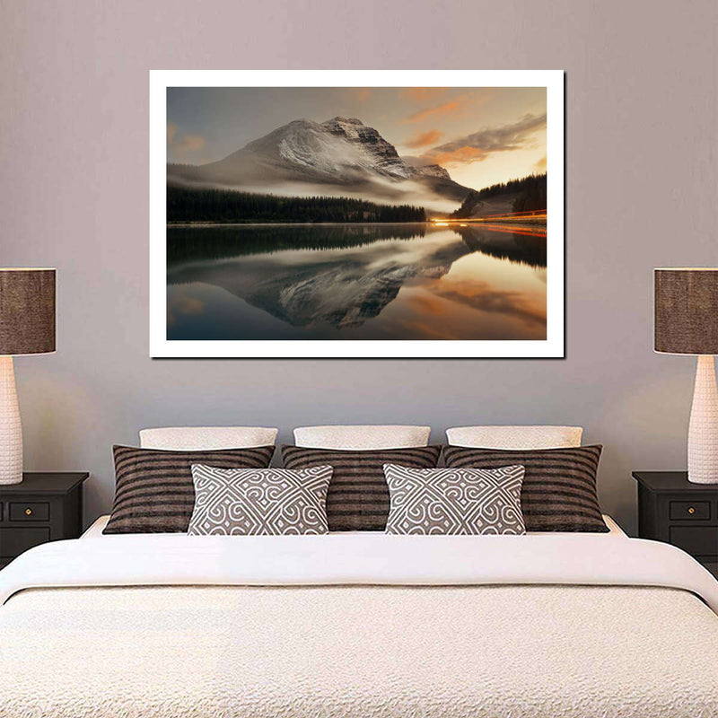 Lake At Sunset Wall Art