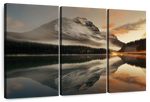 Lake At Sunset Wall Art