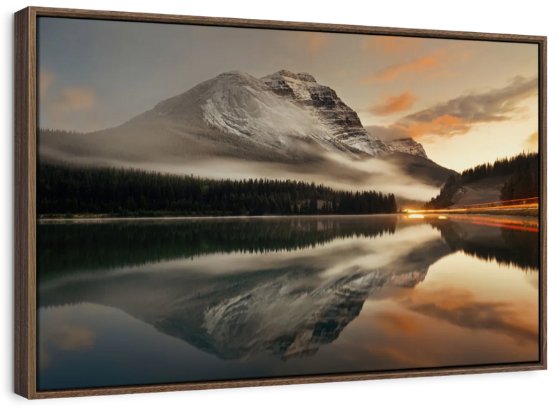 Lake At Sunset Wall Art