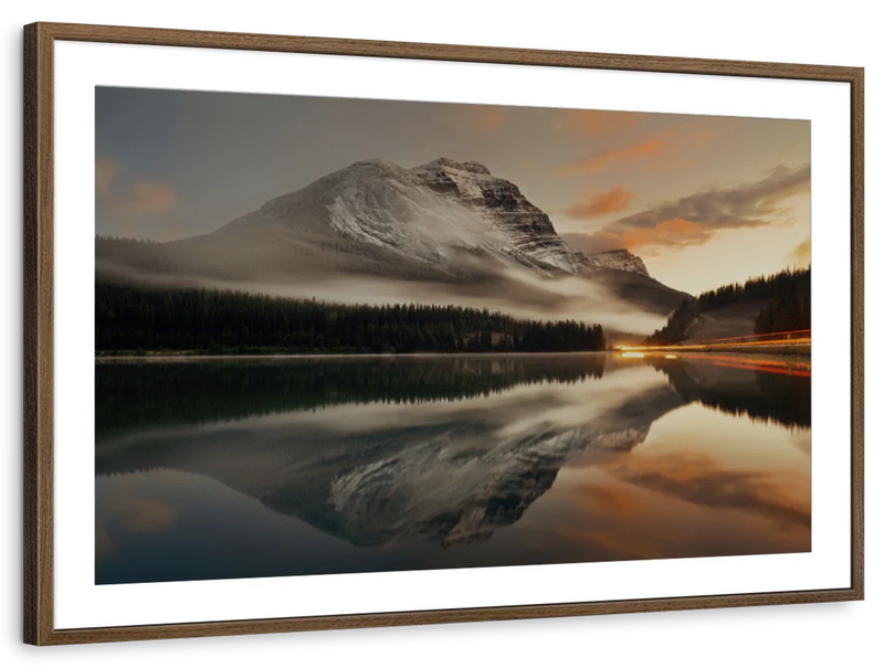 Lake At Sunset Wall Art