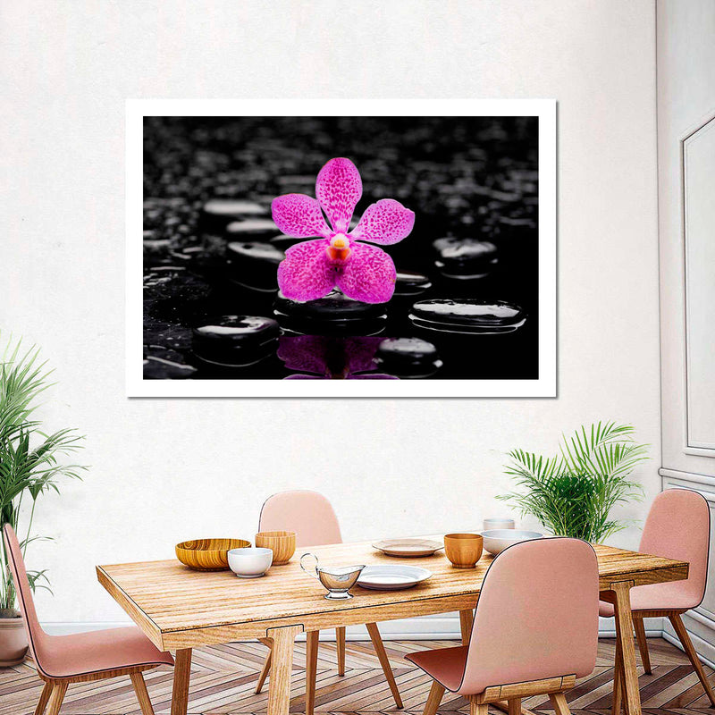 Zen Purple Orchid Wall Art