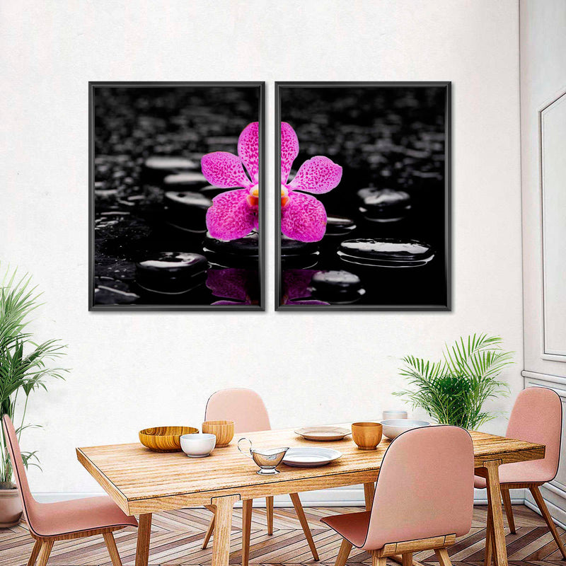 Zen Purple Orchid Wall Art