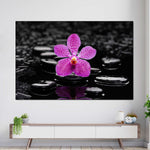 Zen Purple Orchid Wall Art