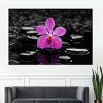 Zen Purple Orchid Wall Art