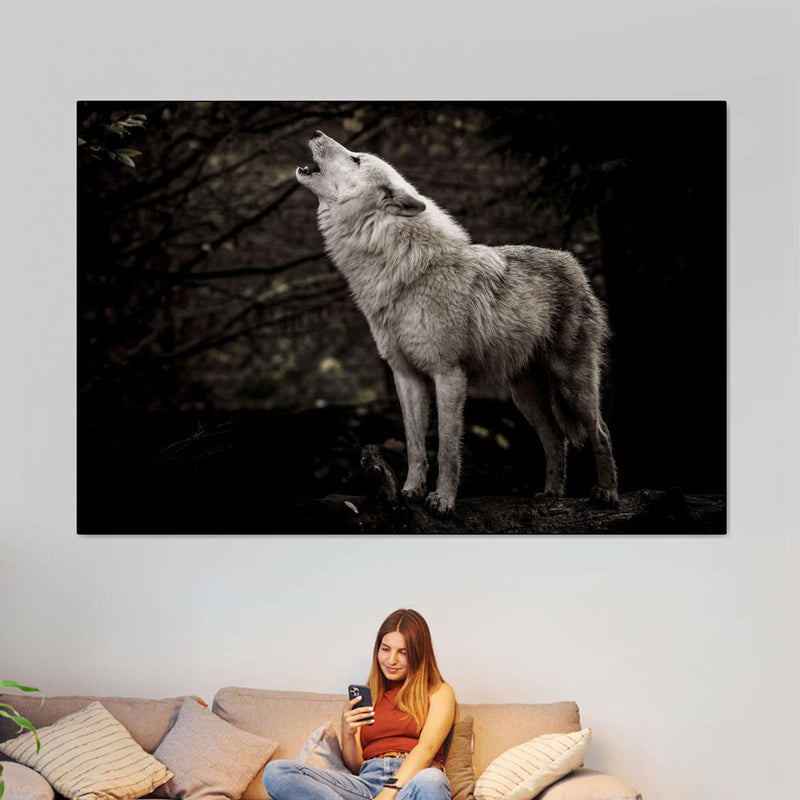 The Lone Wolf Wall Art