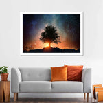 Starry Tree Wall Art