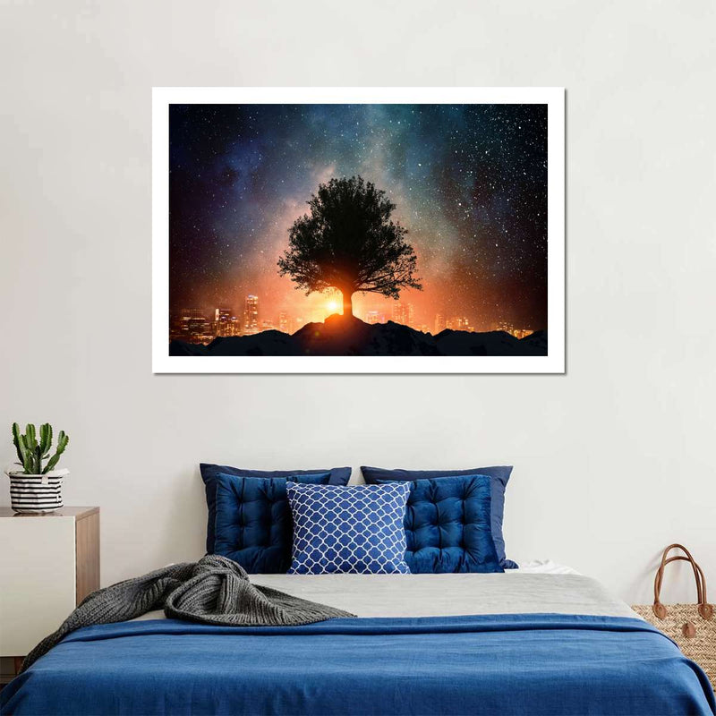 Starry Tree Wall Art