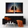 Starry Tree Wall Art