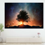 Starry Tree Wall Art