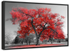 Red Tree Wall Art