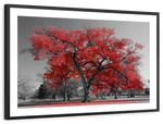 Red Tree Wall Art