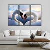 Swan Romance Wall Art