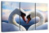 Swan Romance Wall Art