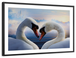Swan Romance Wall Art