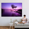 Violet Toned Lake Wall Art
