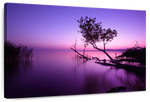 Violet Toned Lake Wall Art