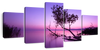 Violet Toned Lake Wall Art
