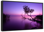 Violet Toned Lake Wall Art