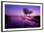 Violet Toned Lake Wall Art