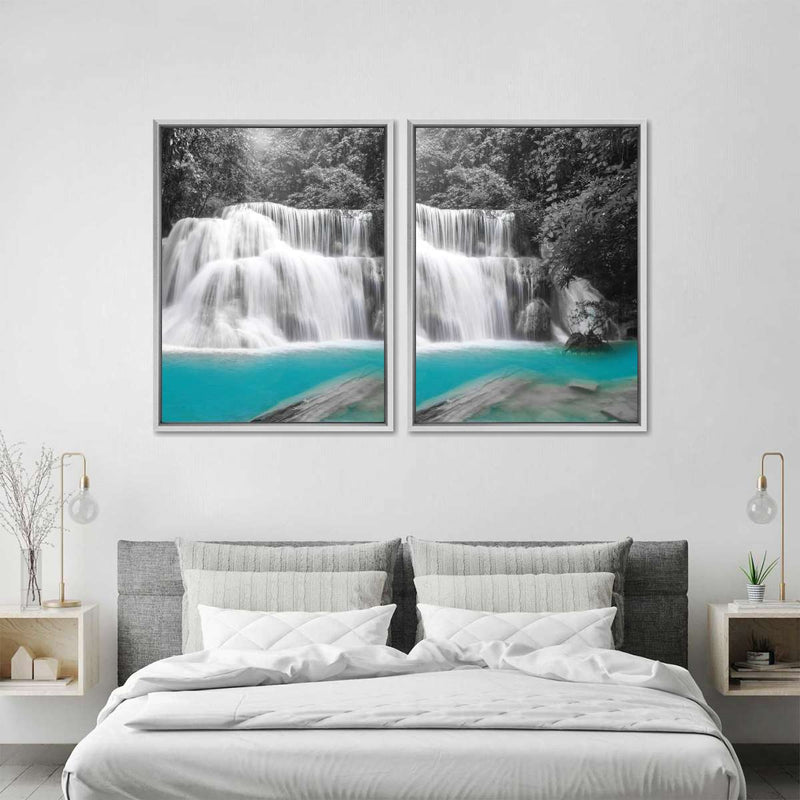 Pop Rainforest Waterfall Wall Art