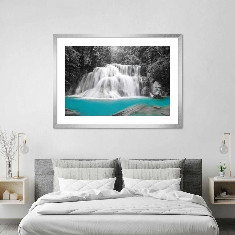 Pop Rainforest Waterfall Wall Art
