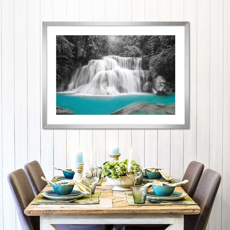Pop Rainforest Waterfall Wall Art