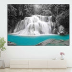 Pop Rainforest Waterfall Wall Art