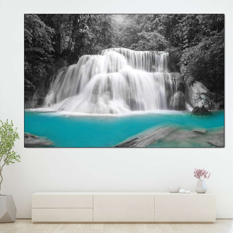 Pop Rainforest Waterfall Wall Art